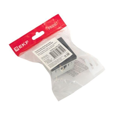 Розетка 45х45 с зазем. с защ. шторками 90град. черн. матов. EKF E2MR16-028-30 Розетка 45х45 с зазем. с защ. шторками 90град. черн. матов. EKF E2MR16-028-30