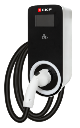 Устройство зарядное для электромобилей переменного тока 11кВт с Type 2 коннектором Impulse EKF Impulse-AC-11-T2