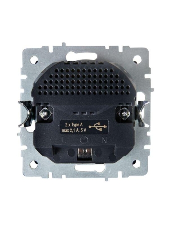 Розетка BRITE РЮш10-1-БрШ 16А с USB A+A 2.1А с заземл. защ. шторки механизм шампань IEK BR-R14-16-U21-D21-K37 Розетка BRITE РЮш10-1-БрШ 16А с USB A+A 2.1А с заземл. защ. шторки механизм шампань IEK BR-R14-16-U21-D21-K37