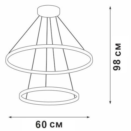 Светильник светодиодный LED 66Вт 3900-4200К 4920лм Vitaluce V4600-0/2S Светильник светодиодный LED 66Вт 3900-4200К 4920лм Vitaluce V4600-0/2S