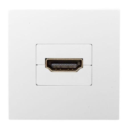 Розетка HDMI 1-м СП 2мод. без индикатора бел. EKF E2MR-21HDMI-10