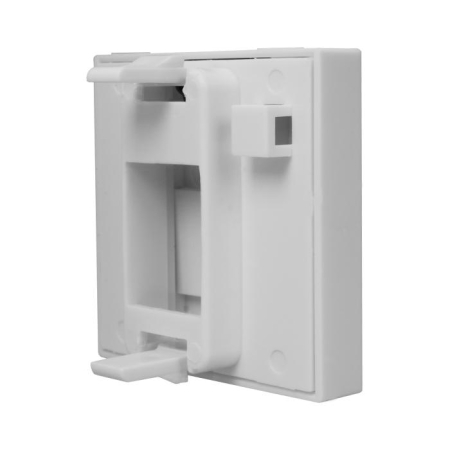 Панель лицевая 1 порт 45х45 Keystone шторка SUPRLAN 10-0304 Панель лицевая 1 порт 45х45 Keystone шторка SUPRLAN 10-0304