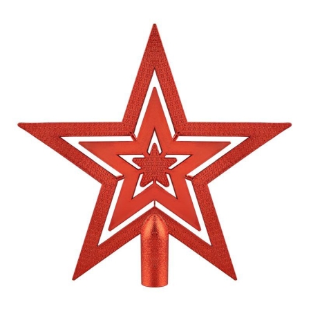 Фигура "Звезда" 20см IP20 на елку красн. Neon-Night 501-005