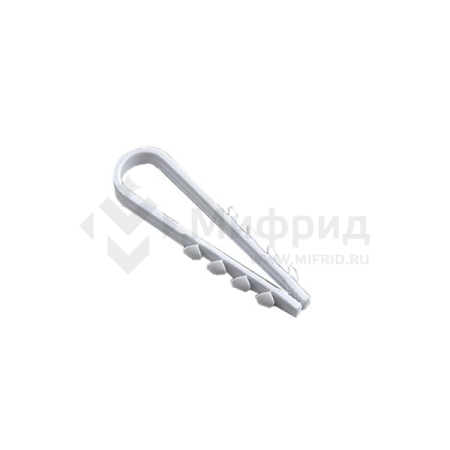 Дюбель-хомут для круглого кабеля 11-18мм бел. (уп.100шт) TOKOV ELECTRIC TKE-DH-11-18-C01