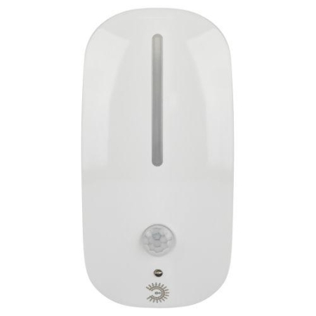 Светильник светодиодный NN-621-LS-MS-W ночник в розетку с датчиком освещенности и датчиком движения бел. ЭРА Б0057212