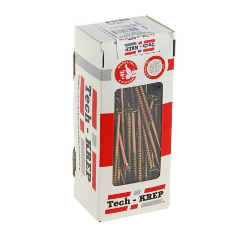 Саморез универсальный 100х5.0мм желт. (уп.100шт) Tech-Krep/Zitar 102268