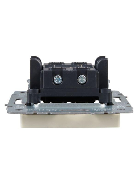 Выключатель перекрестный 1-кл. СП BRITE 10А ВС10-1-3-БрКр механизм беж. IEK BR-V13-0-10-K10