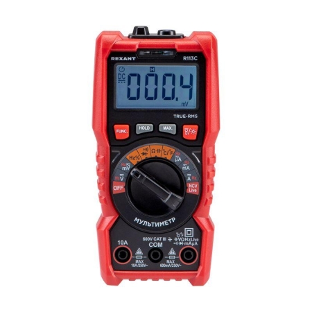 Мультиметр портативный R113C Rexant 13-3112 Мультиметр портативный R113C Rexant 13-3112