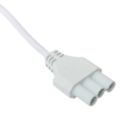 Кабель для подключения светодиодных линейных светильников ДБО-60/120/150 1м 3х0.75 бел. EKF ASC-W-1-LBL