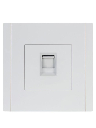 Розетка компьютерная RJ45 кат.5E FORTE&PIANO FP232 бел. IEK FP-K10-1-K01 Розетка компьютерная RJ45 кат.5E FORTE&PIANO FP232 бел. IEK FP-K10-1-K01