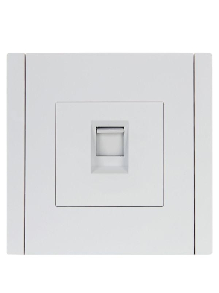 Розетка компьютерная RJ45 кат.5E FORTE&PIANO FP232 бел. IEK FP-K10-1-K01 Розетка компьютерная RJ45 кат.5E FORTE&PIANO FP232 бел. IEK FP-K10-1-K01