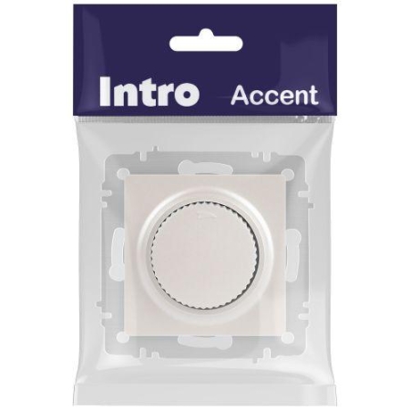 Светорегулятор поворотный СП Accent 6-401-06 600Вт 230В IP20 перламутр. Intro Б0063680