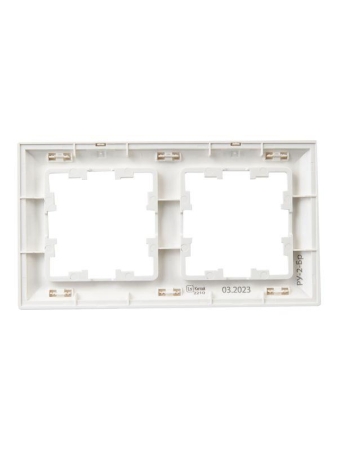 Рамка 2-м BRITE РУ-2-Бр бел./бел. IEK BR-M22-12-K01 Рамка 2-м BRITE РУ-2-Бр бел./бел. IEK BR-M22-12-K01