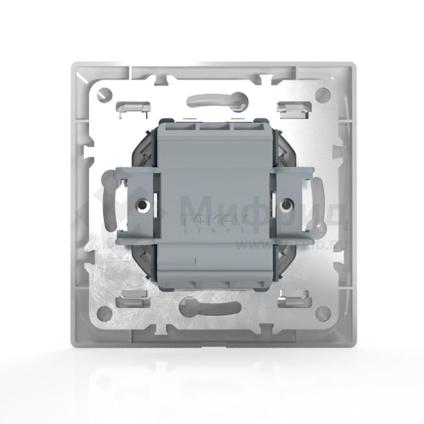 Выключатель 1-кл. СП AVA 10А IP20 в сборе бел. TOKOV ELECTRIC TKL-AV-V1F-C01