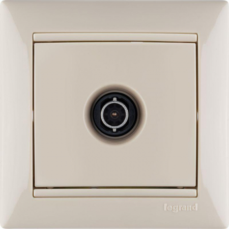 Розетка телевизионная TV СП Valena 1.5дБ 2400МГц с топологией "звезда" механизм сл. кость Leg 774329