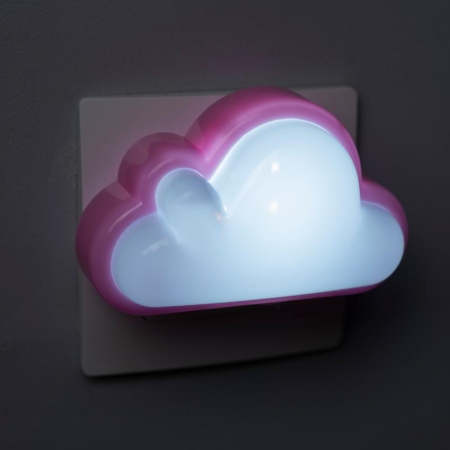 Светильник светодиодный NL-05-pk 0.5Вт 6500К IP20 в розетку ночник роз. ФАZА 5061934