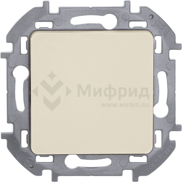 Переключатель 1-кл. 1п 1мод. СП Inspiria 10А IP20 250В 10AX механизм сл. кость IEK 673651