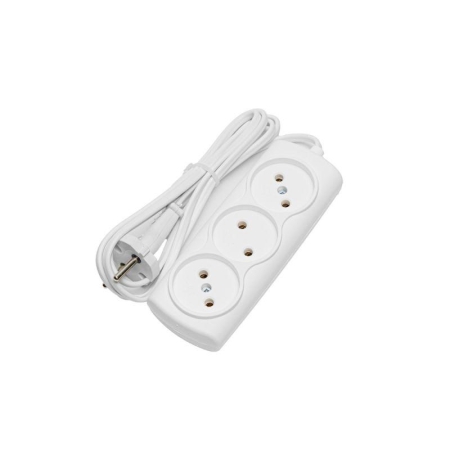 Удлинитель 3х1.5 6А 6А 1300Вт ШВВП2х0.75 модель Р16-010 Si Volsten 13583 Удлинитель 3х1.5 6А 6А 1300Вт ШВВП2х0.75 модель Р16-010 Si Volsten 13583