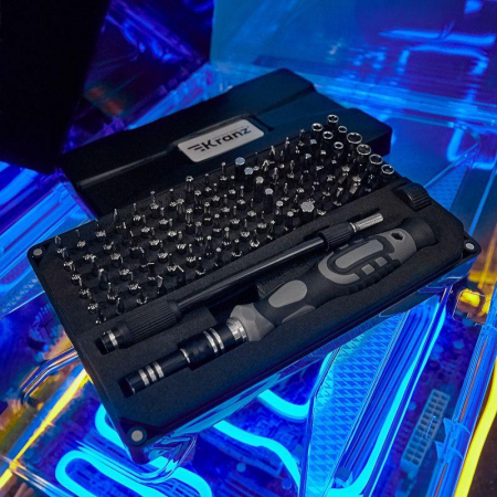 Набор отверток для точных работ RA-05 106 предметов Kranz KR-12-4755 Набор отверток для точных работ RA-05 106 предметов Kranz KR-12-4755