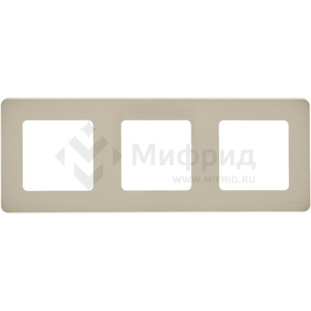 Рамка 3-м СП Inspiria IP20 сл. кость IEK 673951