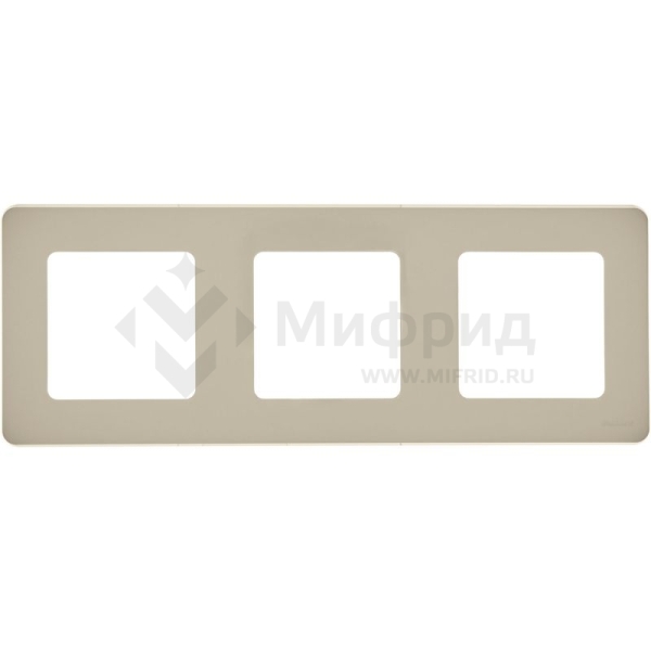 Рамка 3-м СП Inspiria IP20 сл. кость IEK 673951