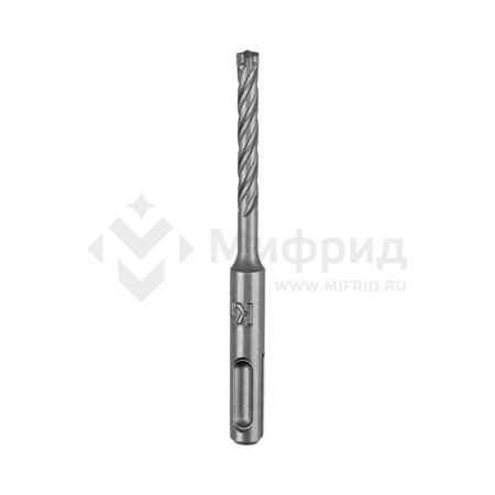 Бур по бетону SDS-Plus SUPER 6х110мм профессиональный цельная крестовая пластина Kranz KR-91-0452