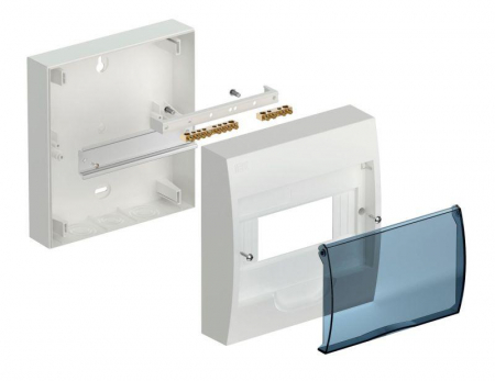 Корпус навесной ЩРН-П-8 Krepta 3 IP41 пластик. бел. IEK MKP12-N-08-40-20