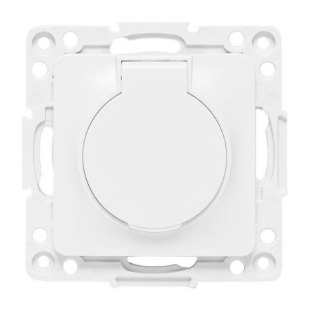 Розетка 1-м СП Стокгольм 16А IP44 с заземл. защ. шторки с крышкой механизм бел. PROxima EKF EYR16-028-10-44 Розетка 1-м СП Стокгольм 16А IP44 с заземл. защ. шторки с крышкой механизм бел. PROxima EKF EYR16-028-10-44