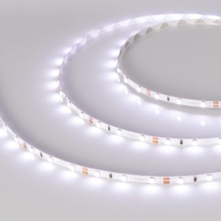 Лента светодиодная RT-A60-5mm 12V Cool 15000К 4.8Вт/м IP20 2835 (уп.5м) Arlight 015215(2)