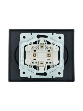 Розетка 2-м СП VESNA без заземл. ПБТ черн. бархат LEZARD 742-4200-128B Розетка 2-м СП VESNA без заземл. ПБТ черн. бархат LEZARD 742-4200-128B