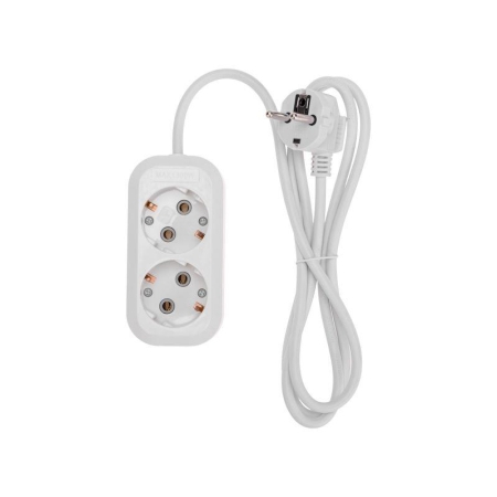 Удлинитель 2х1.5м с заземл. 3х0.75 бел. PROCONNECT 13-4202 Удлинитель 2х1.5м с заземл. 3х0.75 бел. PROCONNECT 13-4202