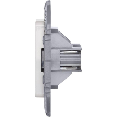 Розетка телефонная Inspiria RJ11 механизм бел. IEK 673820