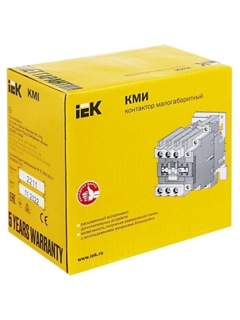 Контактор КМИ-34012 40А 230В/АС3 1НО 1НЗ KARAT IEK KKM31-040-230-11 Контактор КМИ-34012 40А 230В/АС3 1НО 1НЗ KARAT IEK KKM31-040-230-11