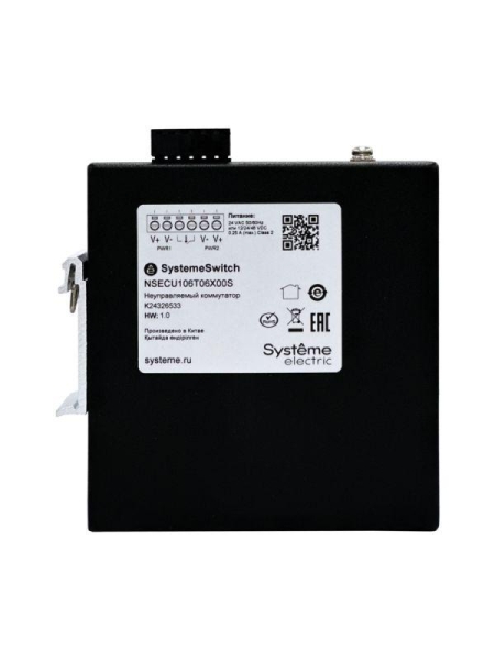 Концентратор промышленный EtherCAT 6х100BaseT SE NSECU106T06X00S Концентратор промышленный EtherCAT 6х100BaseT SE NSECU106T06X00S