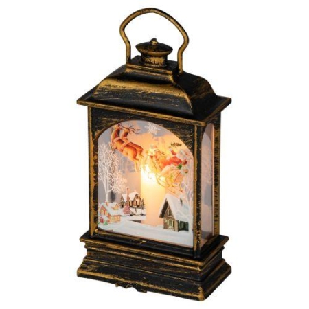 Светильник светодиодный новогодний "Новогодние истории" настольный динамич. 13см Эра Б0060475