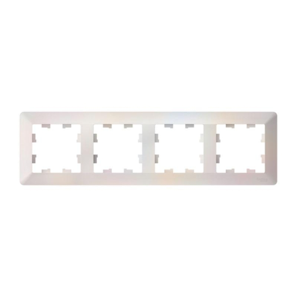 Рамка 4-м AtlasDesign Air жемчуж./дым. бел. SE ATN220404 Рамка 4-м AtlasDesign Air жемчуж./дым. бел. SE ATN220404