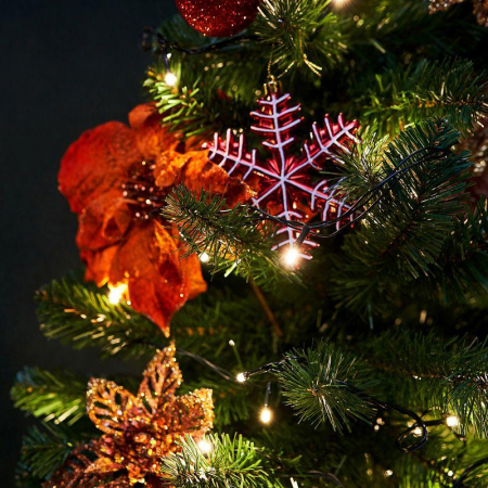 Гирлянда светодиодная "Твинкл Лайт" 15м 120LED тепл. бел. 6.9Вт 220-240В IP20 с контроллером 8 режимов провод ПВХ темн. зел. Neon-Night 303-056 Гирлянда светодиодная "Твинкл Лайт" 15м 120LED тепл. бел. 6.9Вт 220-240В IP20 с контроллером 8 режимов провод ПВХ темн. зел. Neon-Night 303-056