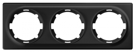 Рамка 3-м Florence черн. 1E52301303 OneKeyElectro 2172830 Рамка 3-м Florence черн. 1E52301303 OneKeyElectro 2172830