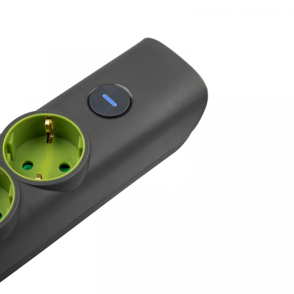 Удлинитель 4х5м с заземл. с выкл. сер. ET-04-500G JAZZway 5051898 Удлинитель 4х5м с заземл. с выкл. сер. ET-04-500G JAZZway 5051898