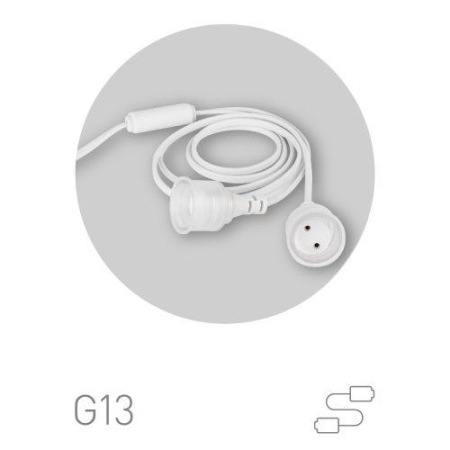 Патрон FITO-Holder G13 IP65 mini для ламп FITO до 600мм 2хG13 с выключателем вилкой 1.5м Эра Б0057744 Патрон FITO-Holder G13 IP65 mini для ламп FITO до 600мм 2хG13 с выключателем вилкой 1.5м Эра Б0057744