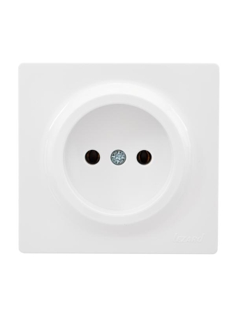 Розетка 1-мес. без заземл. LETO ПБТ бел. LEZARD 752-0200-121B Розетка 1-мес. без заземл. LETO ПБТ бел. LEZARD 752-0200-121B