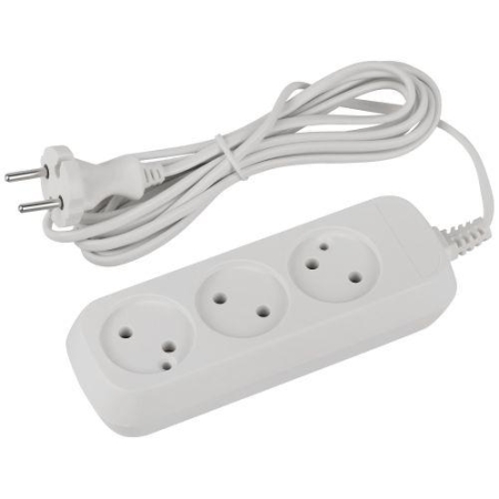 Удлинитель 3х3м без заземл. ШВВП 2х0.75 UDL-6-330 Greenline Эра Б0065041