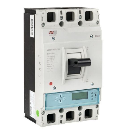 Выключатель автоматический 630А 100кА AV POWER-3/3 ETU6.0 AVERES EKF mccb-33-630H-6.0-av Выключатель автоматический 630А 100кА AV POWER-3/3 ETU6.0 AVERES EKF mccb-33-630H-6.0-av