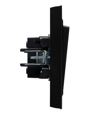 Выключатель 1-кл. СП BRITE ВСР10-1-0-БрЧ 10А в сборе черн. IEK BR-V10-0-10-K02-F