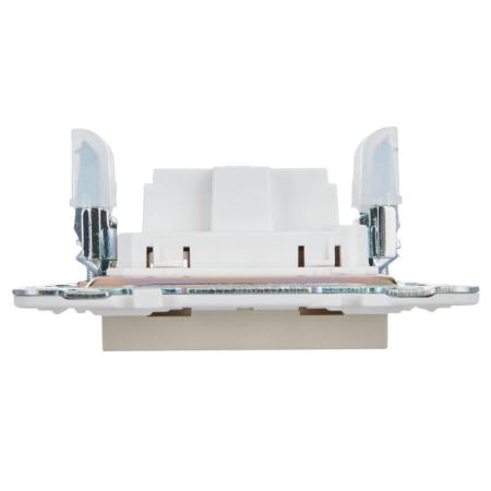 Розетка SKANDY 10А без заземл. без защ. шторок SK-R02B беж. IEK SK-R10-10-K10