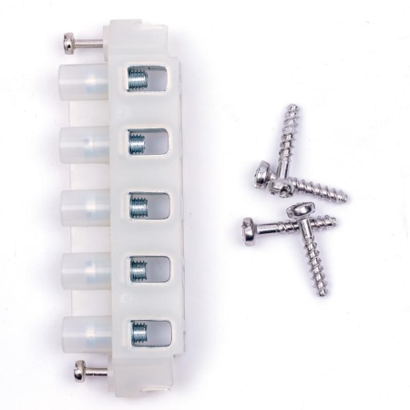 Коробка распределительная 110х110х67мм IP 65 в компл. с клеммным рядом 5х6кв.мм 41А сер. EXTHERM Extherm JB-60-GR