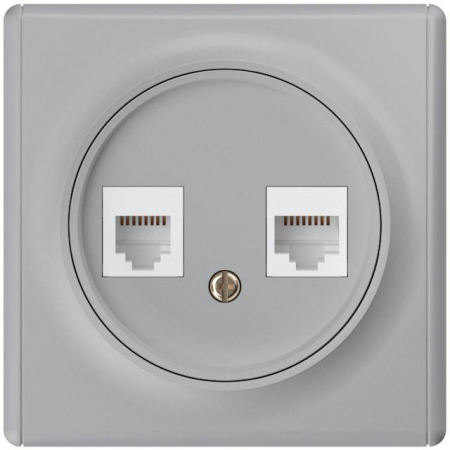 Розетка компьютерная 2-м СП Florence RJ45 кат.5E механизм сер. 1E20901302 OneKeyElectro 2172841 Розетка компьютерная 2-м СП Florence RJ45 кат.5E механизм сер. 1E20901302 OneKeyElectro 2172841