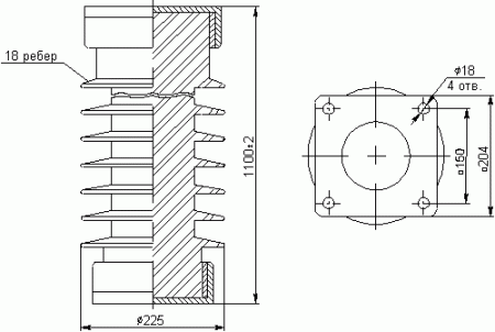 Изолятор ИОС-110-600