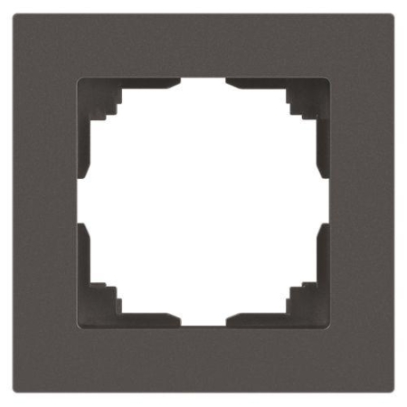 Рамка 1-м СП Accent 6-501-09 титан Intro Б0063769