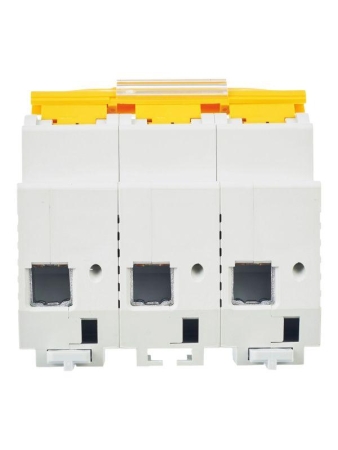 Выключатель автоматический модульный 3п D 25А 10кА ВА47-100 KARAT IEK MVA40-3-025-D Выключатель автоматический модульный 3п D 25А 10кА ВА47-100 KARAT IEK MVA40-3-025-D